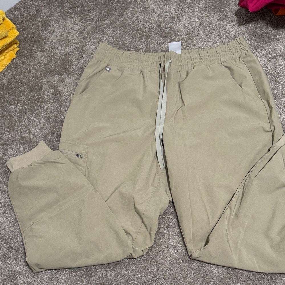 Figs Tan Jogger Scrub Pants